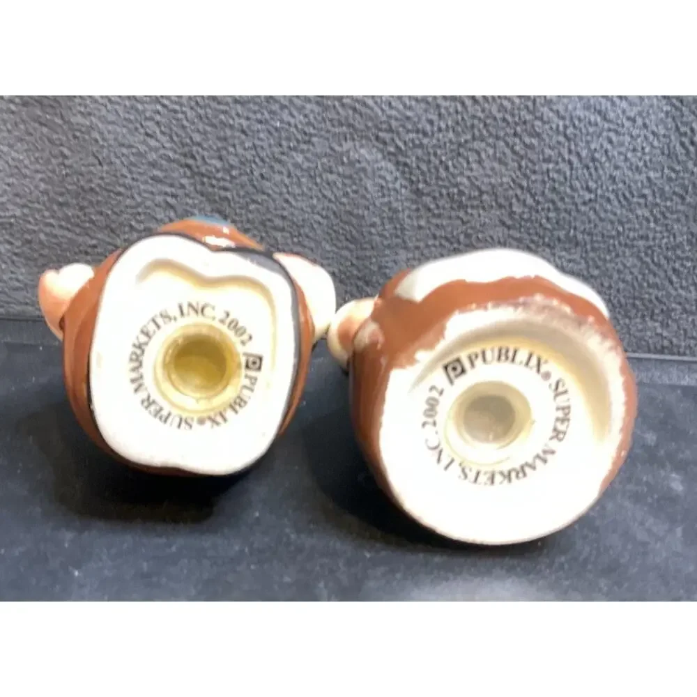 Publix,The Pilgrim Pair Ceramic, Original Collectible Salt and Pepper shakers